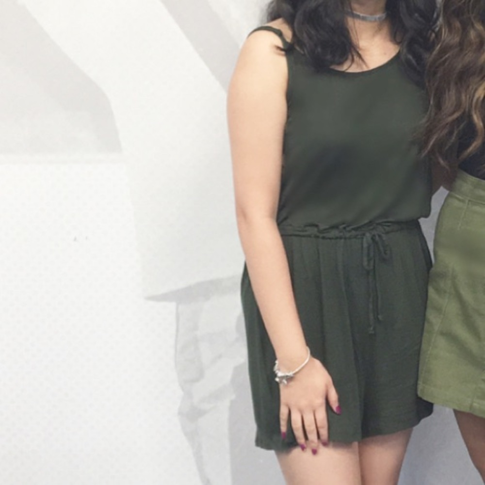 H&M Green Romper